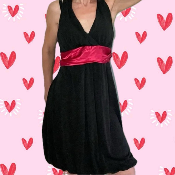 Connected Apparel Dresses & Skirts - Y2K Connected Apparel Black‎ and Red Sleeveless Dress Size 10